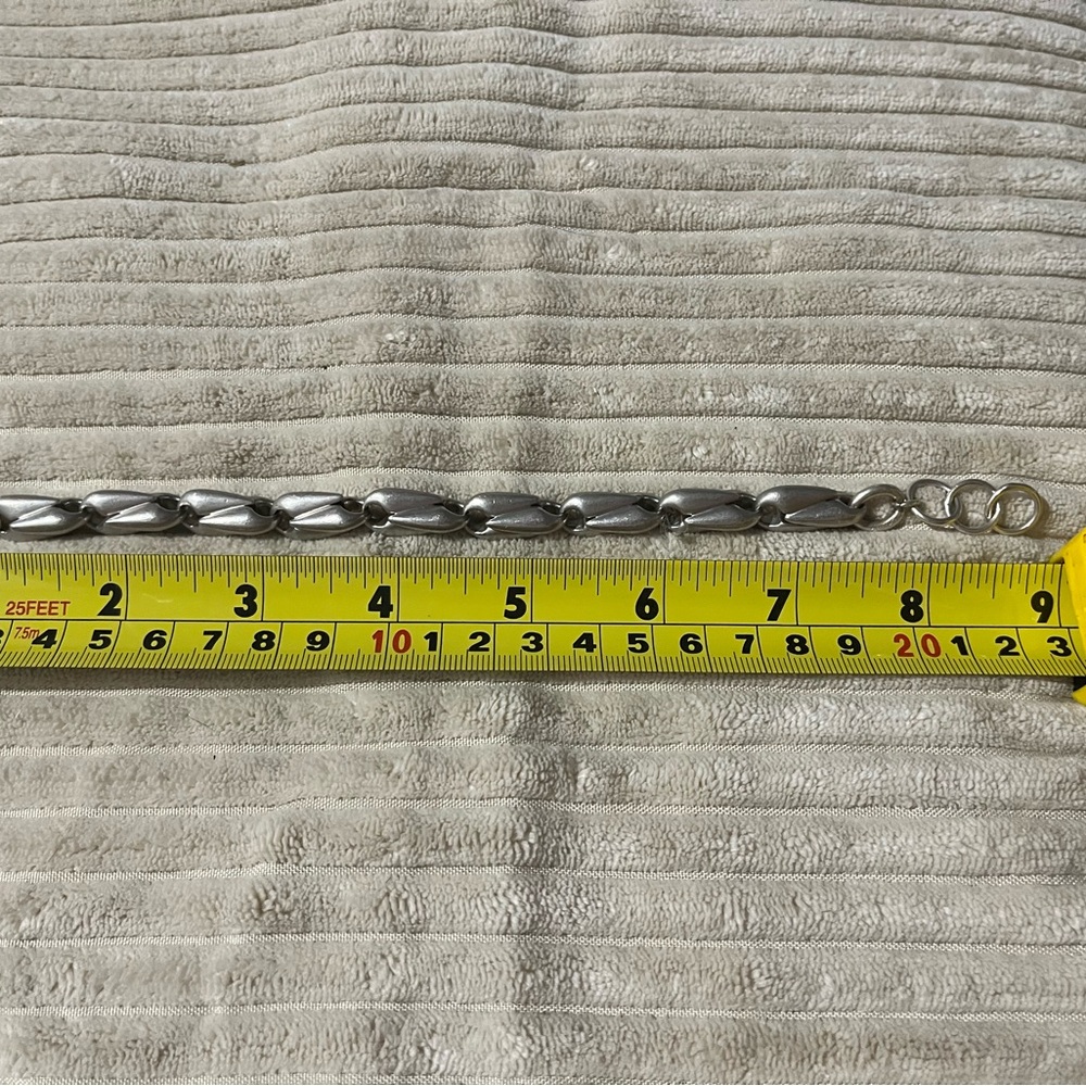 Unique And Solid Sterling Silver Bracelet - image 3